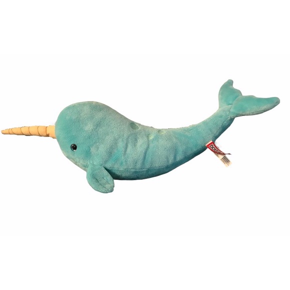 Plush NARWHAL Stuffed Animal Douglas Cuddle #4129 - Picture 2 of 5